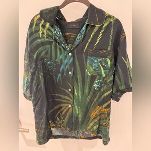 ALANUI
Monkey Jungle printed cotton and silk-blend pajama top